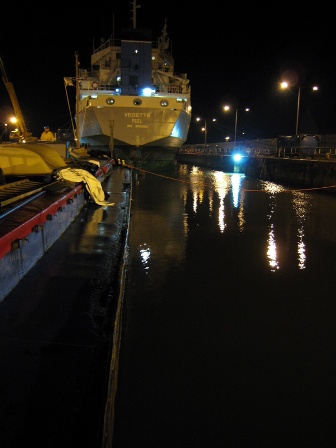 Into dry dock